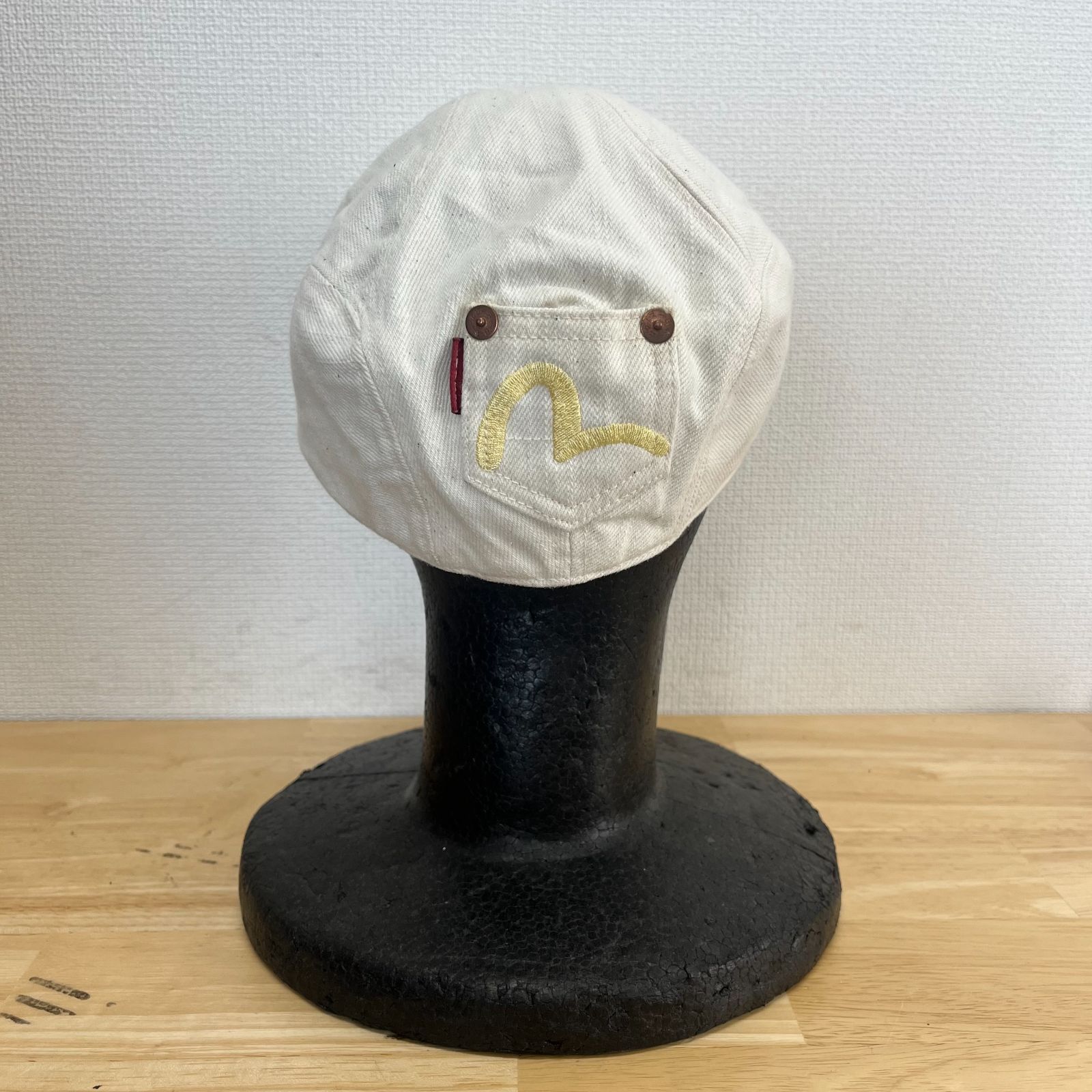 EVISU エヴィス デニムハンチング 帽子 ロゴ 刺繍 M 10125726