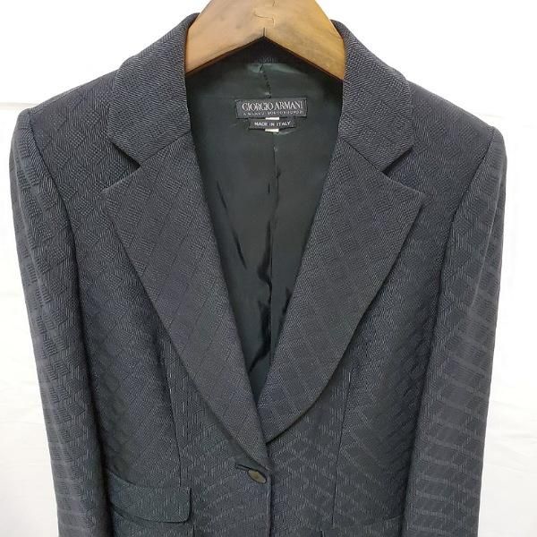 anc ジョルジオアルマーニ Giorgio Armani ジャケット 38 黒
