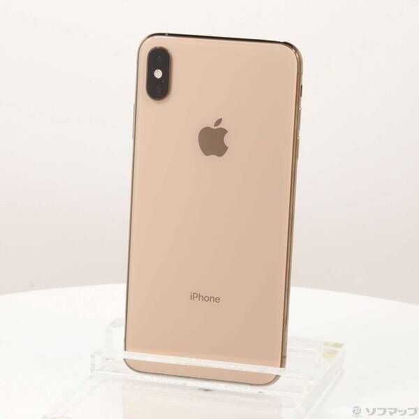 スマートフォン・携帯電話 〔品〕 iPhoneXS Max 256GB ゴールド MT6W2J