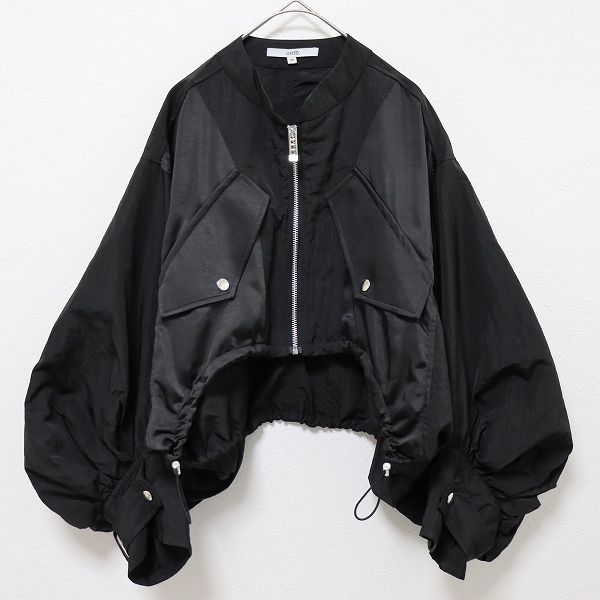 un3d ギャザーナイロンショートブルゾン　アンスリード UN3D.（アンスリード）の「ギャザーナイロンショートブルゾン
