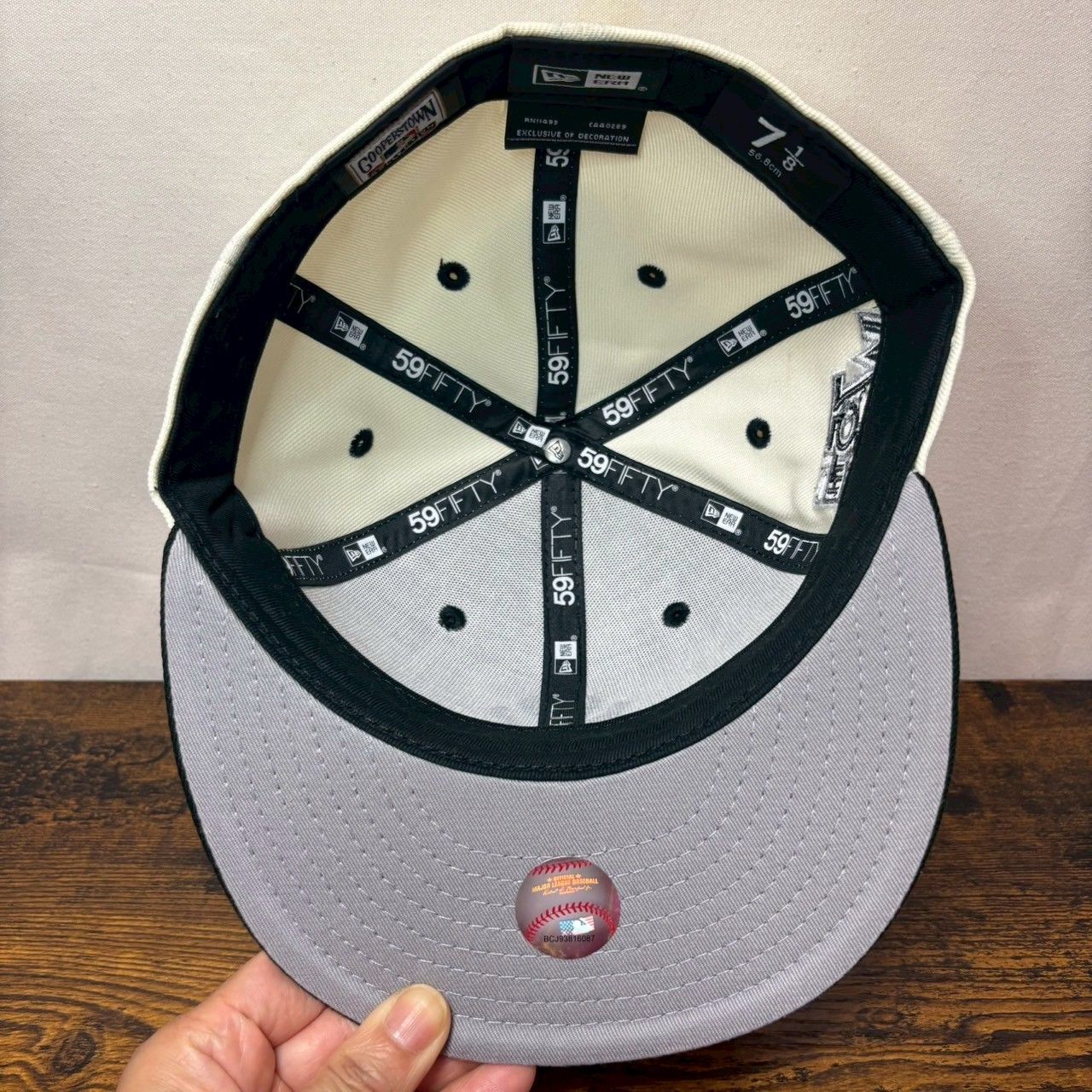 H4 ニューエラ 59fifty ニューヨーク ヤンキース MLB 美品1820