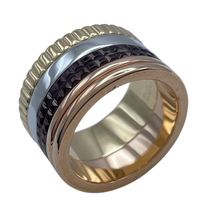 ブシュロン BOUCHERON キャトルクラシックラージ ゴールド ホワイトゴールド ピンクゴールド Au750 ブラウンPVD ジュエリー