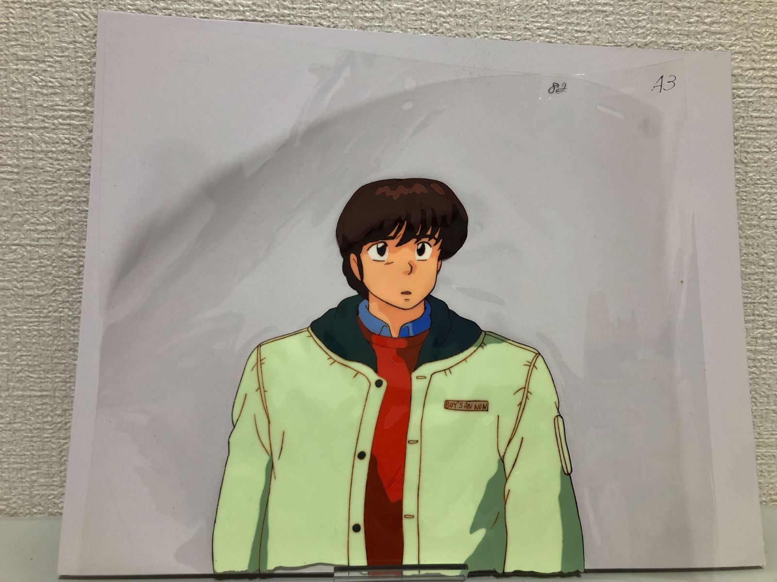 めぞん一刻　五代君　セル画　✙背景絵 Yahoo!オークション - めぞん一刻 五代裕作 セル画 高橋留美子