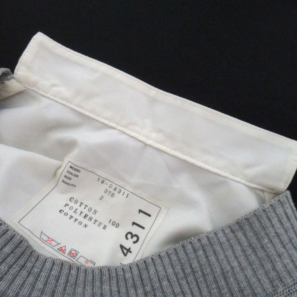 sacai - Sacai サカイ 15SS パッチワーク ドッキング 半袖ニット