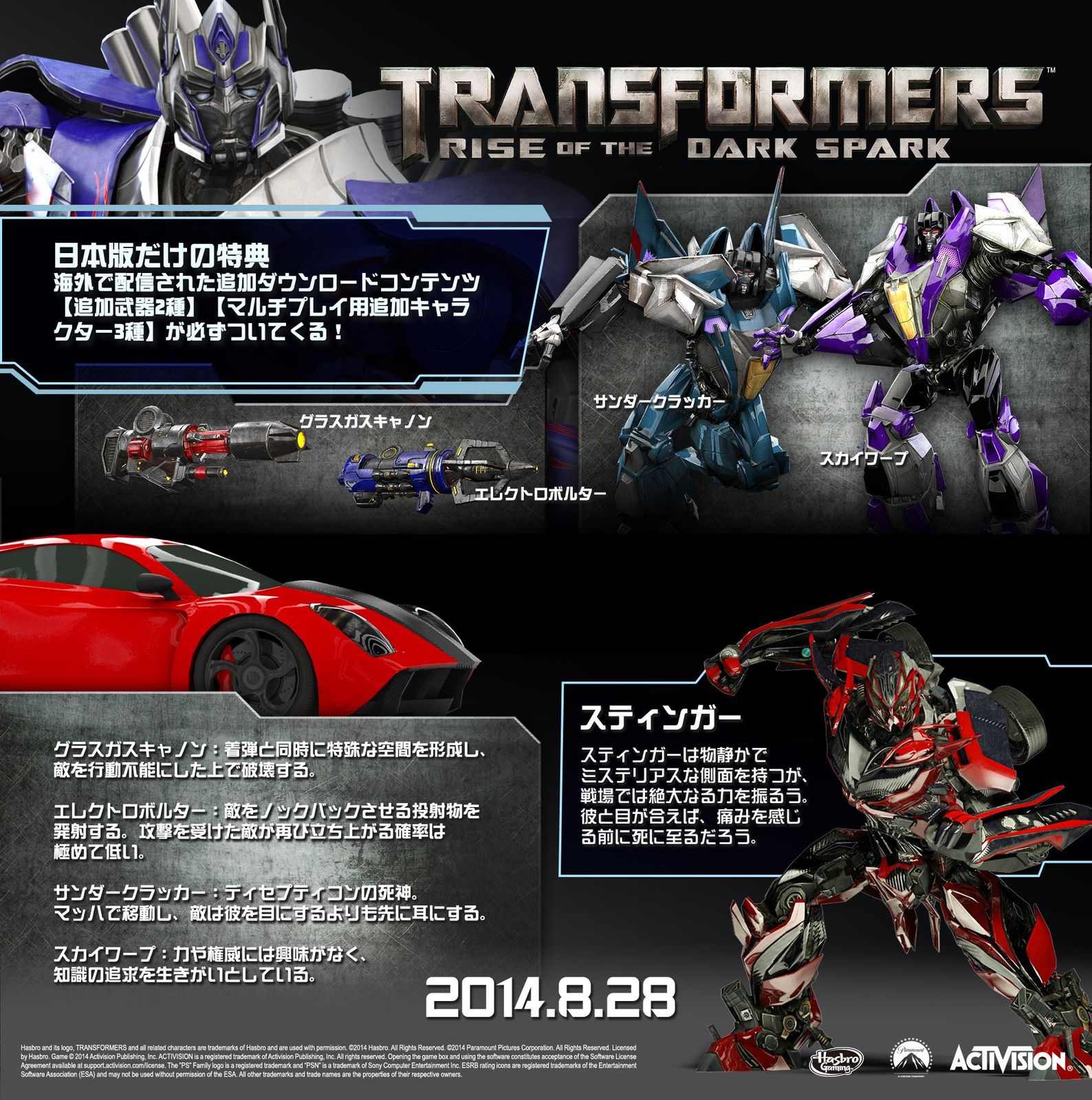 トランスフォーマー ライズ オブ ザ ダーク スパーク - PS3 