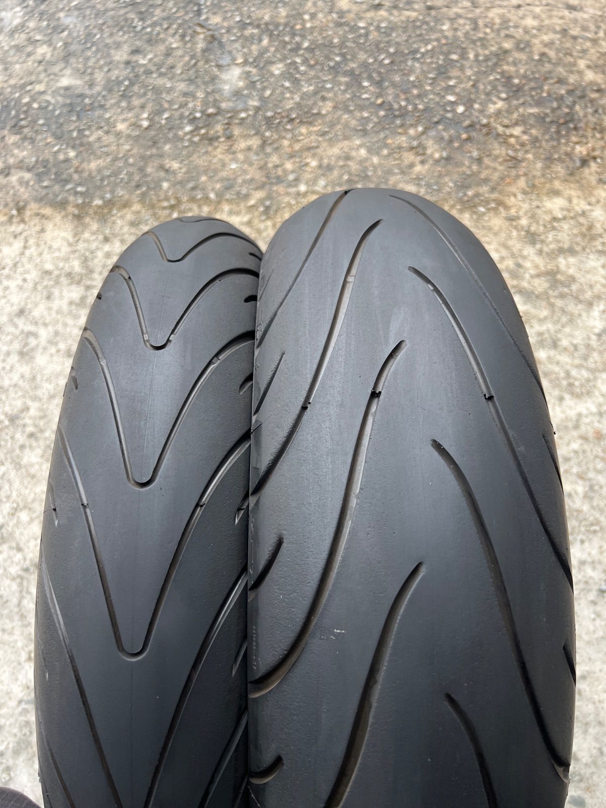 ミシュラン ロード2 前後セット 120|70ZR17 160|60ZR17 335