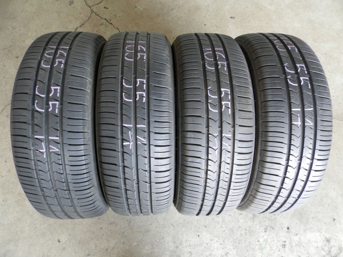 165 55R14 グッドイヤー EfficientGrip EG01 ラジアルタイヤ 4本SET 2020年製 夏タイヤ