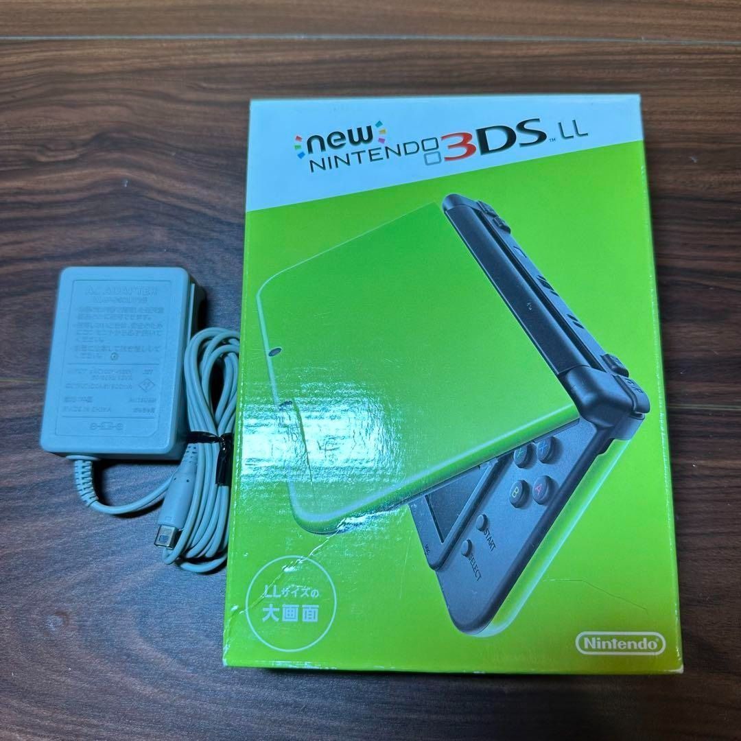 Newニンテンドー3DS LL ライム×ブラック 4566