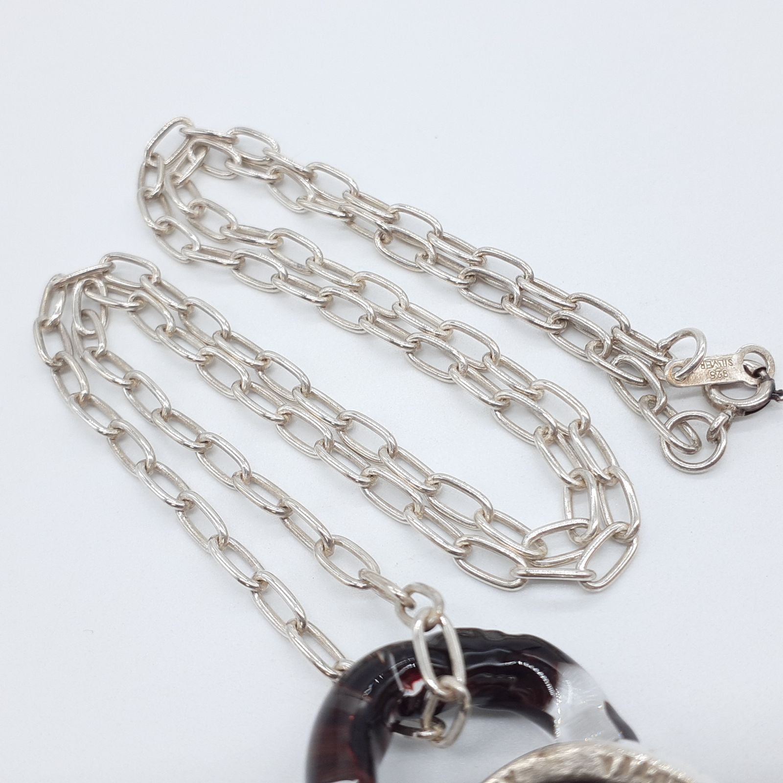 MONGO モンゴ ネックレス SILVER 925 シルバー ガラス MONGO001・66 