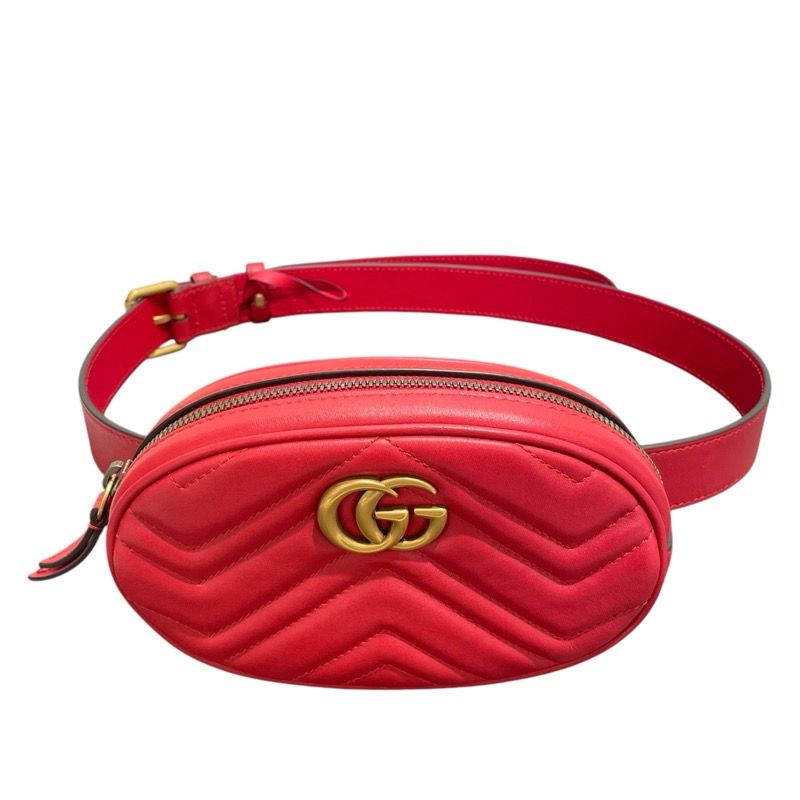 グッチ GUCCI GGマーモント ウエストバッグ 476434 レッド グッチ GUCCI GGマーモント ウエストバッグ 476434 レッド