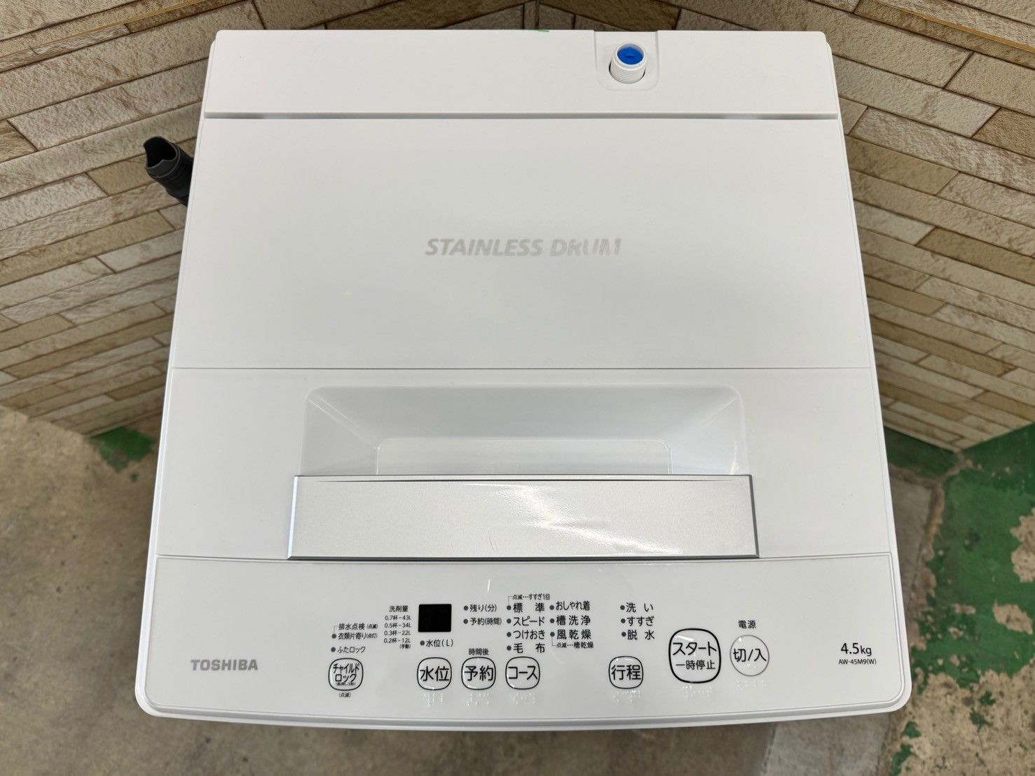 大阪送料無料☆3か月保障付き☆洗濯機☆東芝☆4.5kg☆2021年☆AW-45M9 