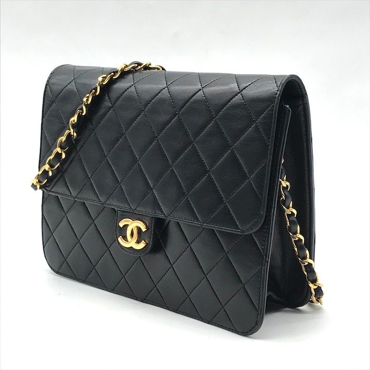 良品 CHANEL シャネル ココマーク マトラッセ プッシュロック  