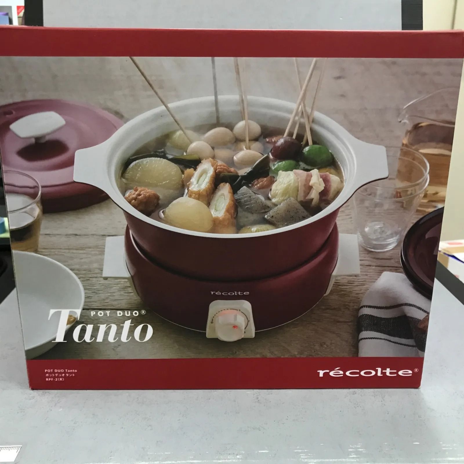 S2274 D recolte レコルト ポットデュオタント レッド RPF-2(R) - メルカリ