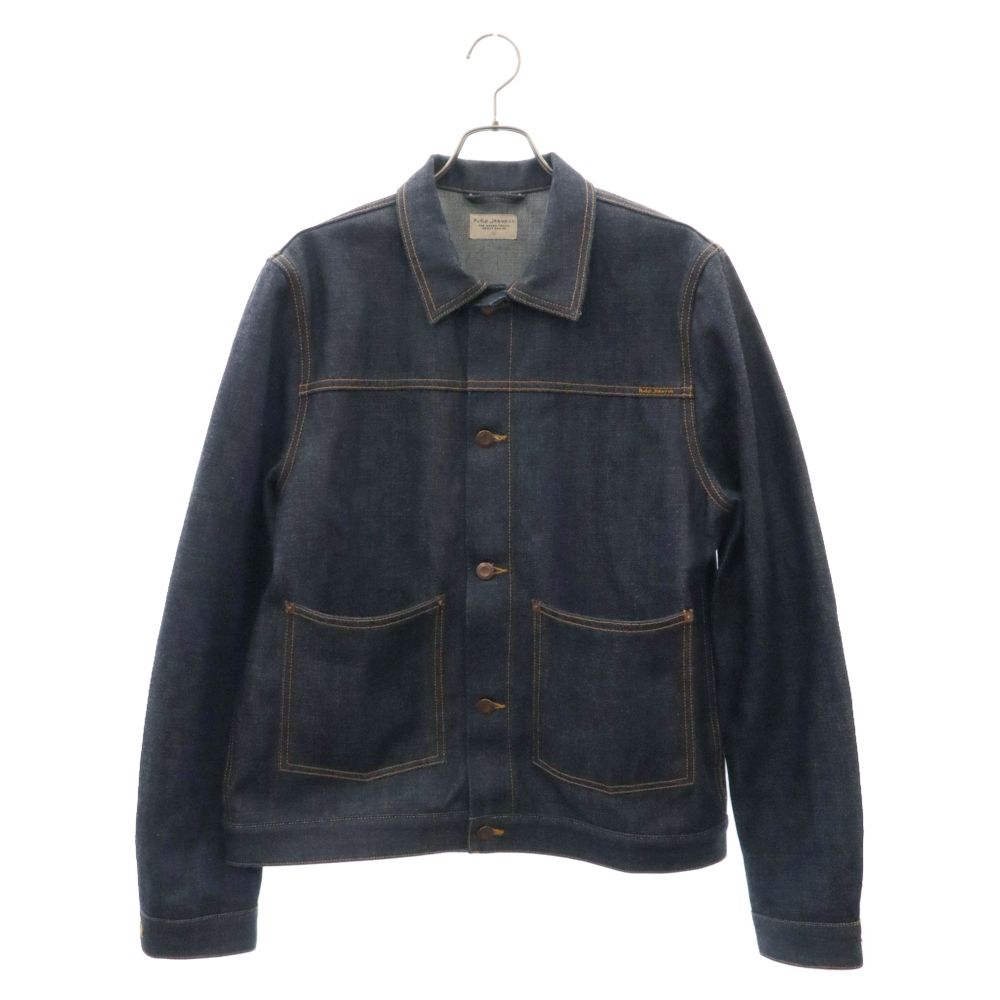 nudie jeans ヌーディージーンズ DANTE BLUE ダンテブルー セルヴィッチデニム ジャケット インディゴ nudie jeans (ヌーディージーンズ) DANTE BLUE ダンテブルー