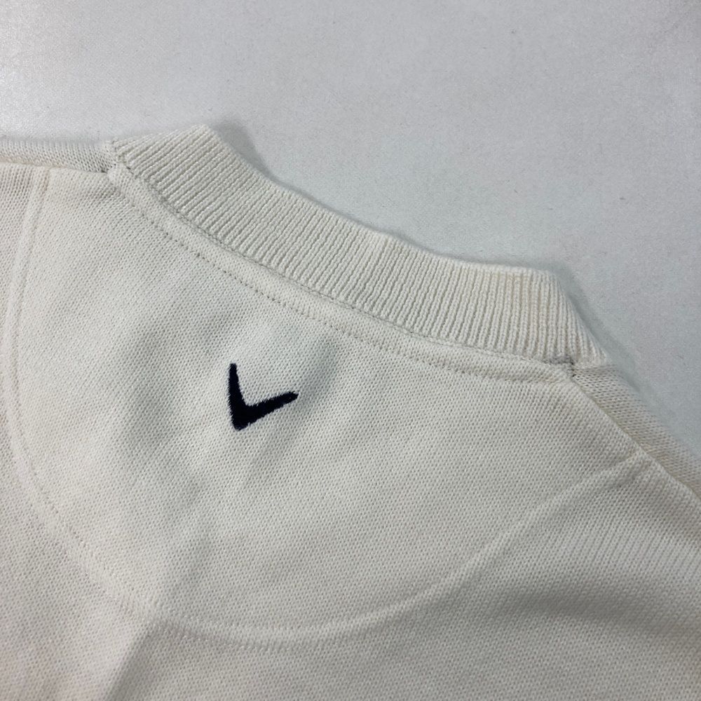 美品】Callaway ベスト ホワイトLサイズ キルティング Callaway