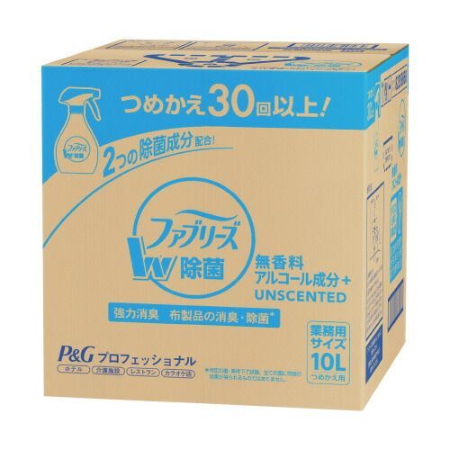 ファブリーズＷ除菌 無香料 詰替１０Ｌ 371823 Ｐ＆Ｇ