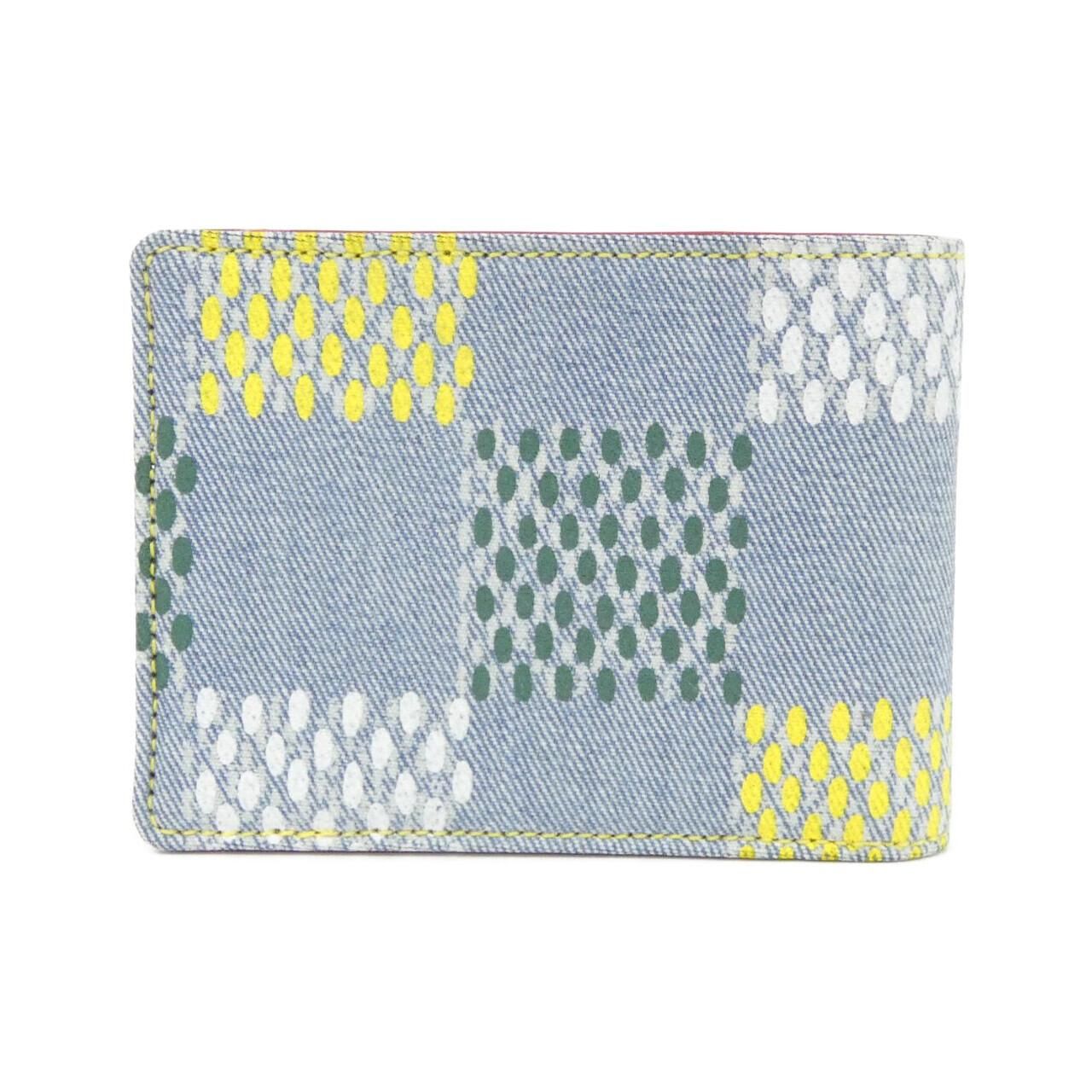 ルイヴィトン LVバーズ ダミエ デニム ポルトフォイユ ミュルティプル N 00186 札入れ