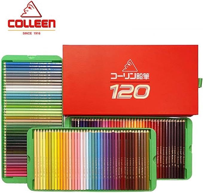 コーリン色鉛筆 colleen 775六角 48色紙箱入り色鉛筆 - アート用品