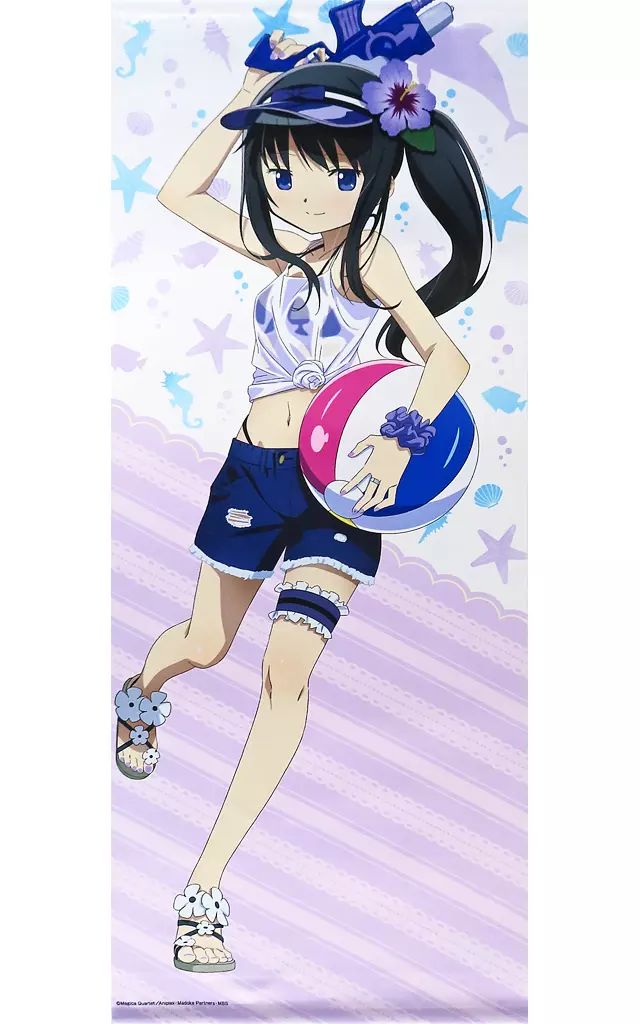 ［激レア品！］ まどかマギカ 水着 Ｂ1 タペストリー コミケ限定 美品！ 激レア品！］ まどかマギカ 水着 B1 タペストリー コミケ限定