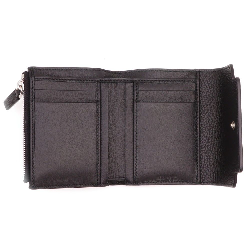 【美品】マルニ MARNI スクエアフラップウォレット 三つ折り財布 MARNI (マルニ) スクエアフラップウォレット 三つ折り財布