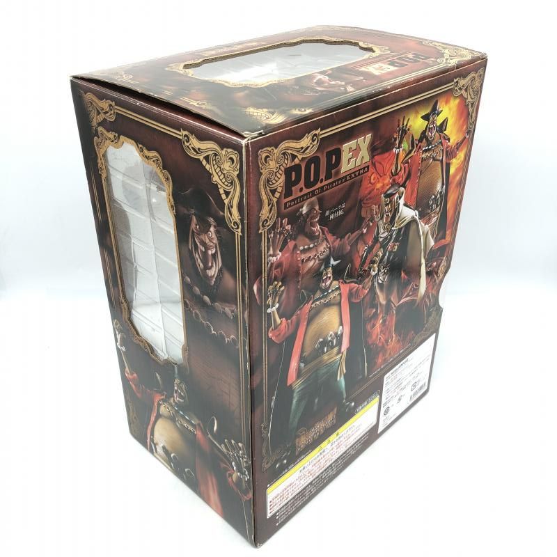 【中古】メガハウス P.O.P 黒ひげ マーシャル・D・ティーチ Ver.1.5 ワンピース Portrait.Of.Pirates NEO-EX[10]