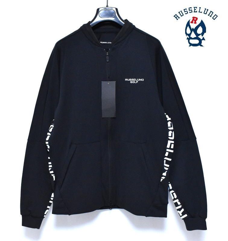 定価3万1900円 ラッセルノ ゴルフ ライトウェイト ジャージ デルタ ダブルニット 4 M RG-2330401 ブラック Russeluno Golf