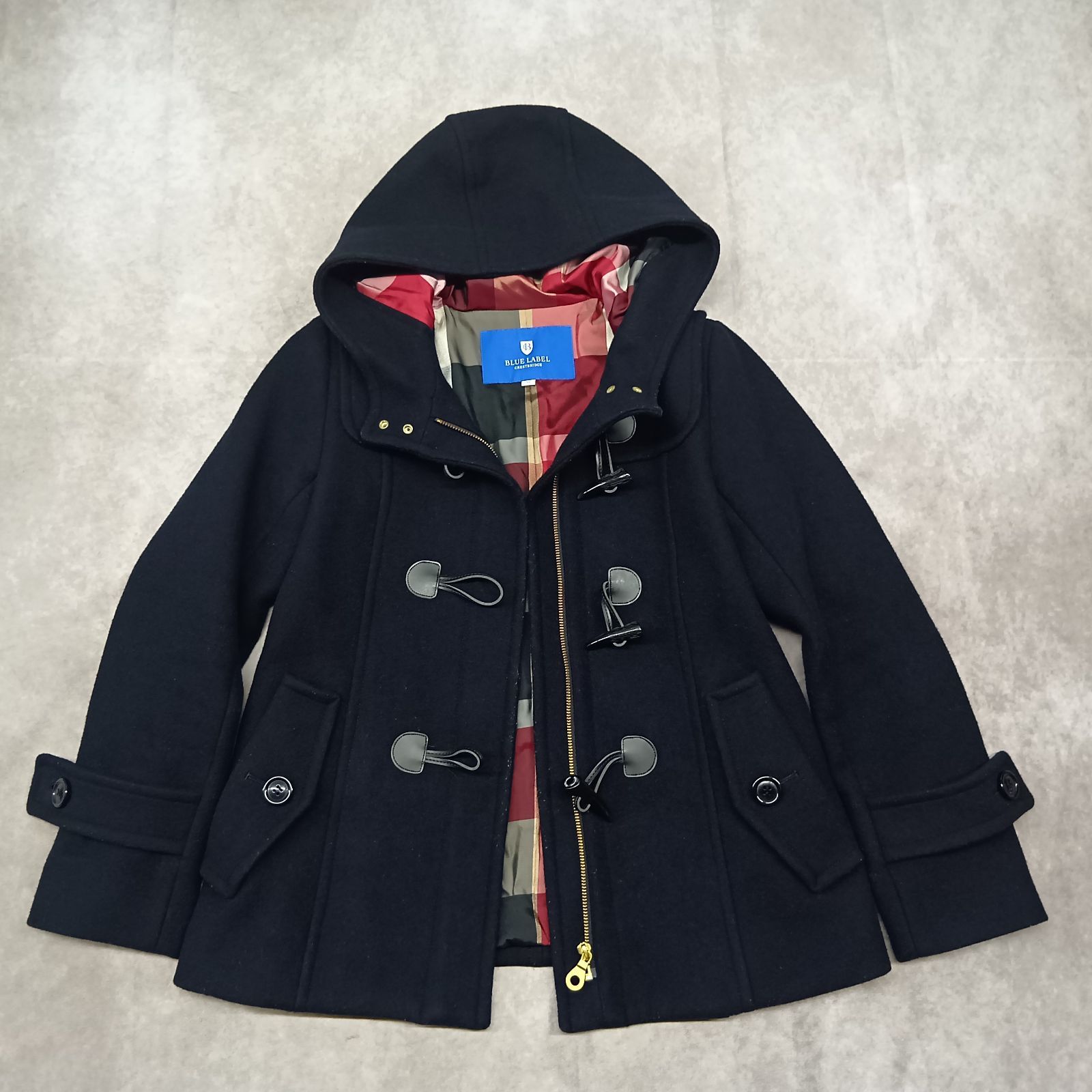 アクアスキュータム 現行 チェスターコートコロンボ別注 ネイビー 最