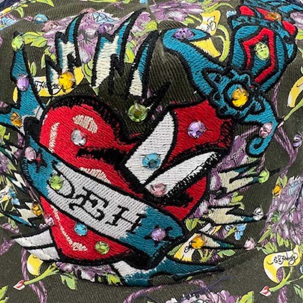 エドハーディー キャップ Ed Hardy Cap Heart Cropped
