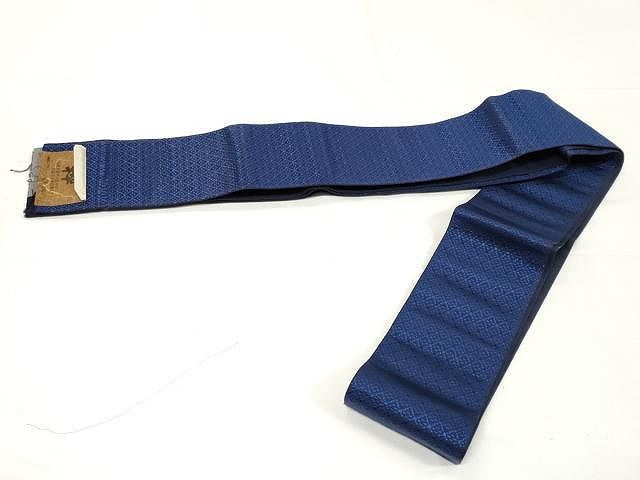 平和屋着物●本場筑前博多織 井上絹織謹製 男性 角帯 吉祥文 証紙付き 正絹 CAAX9387yk