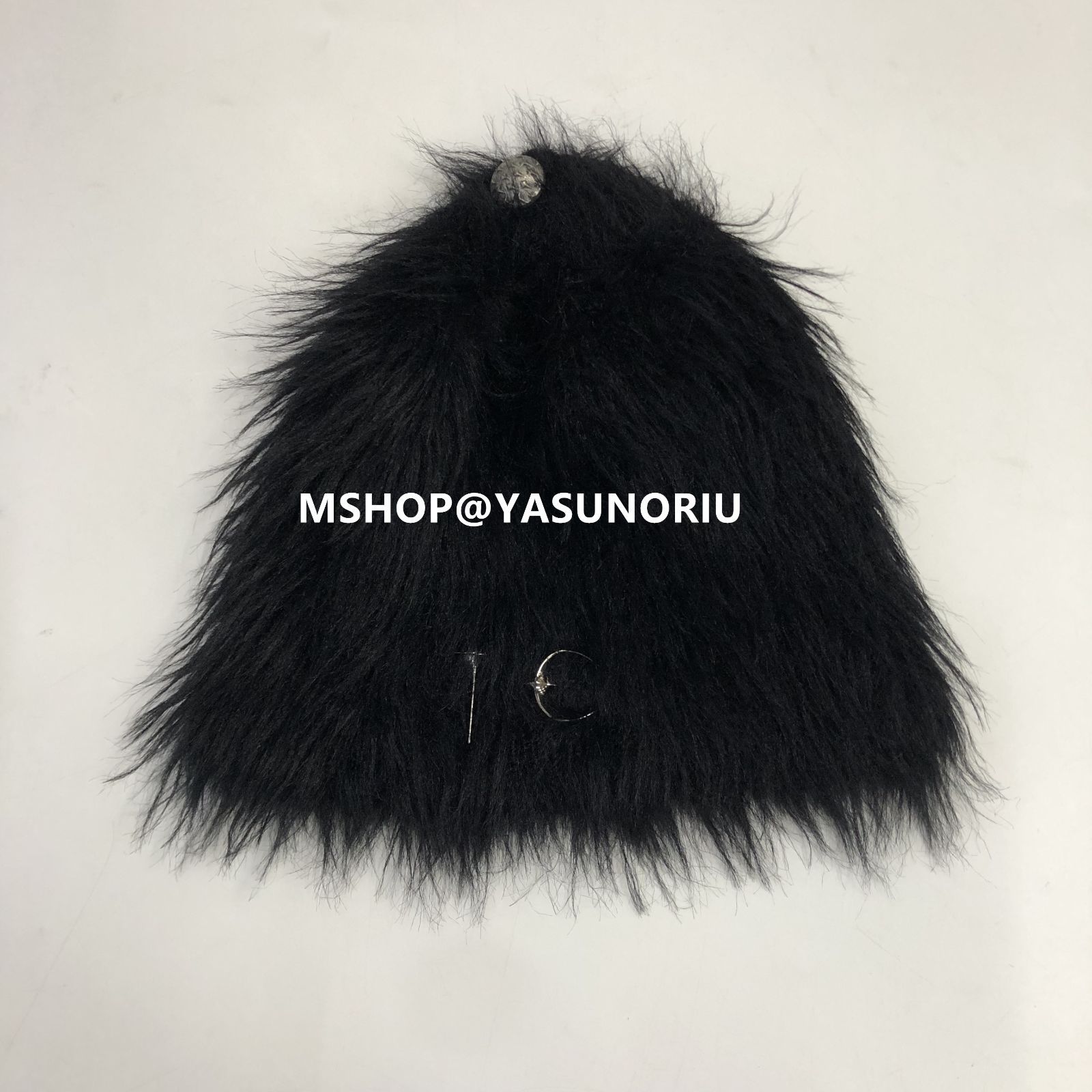 THUG CLUB FUR BEANIE ブラック