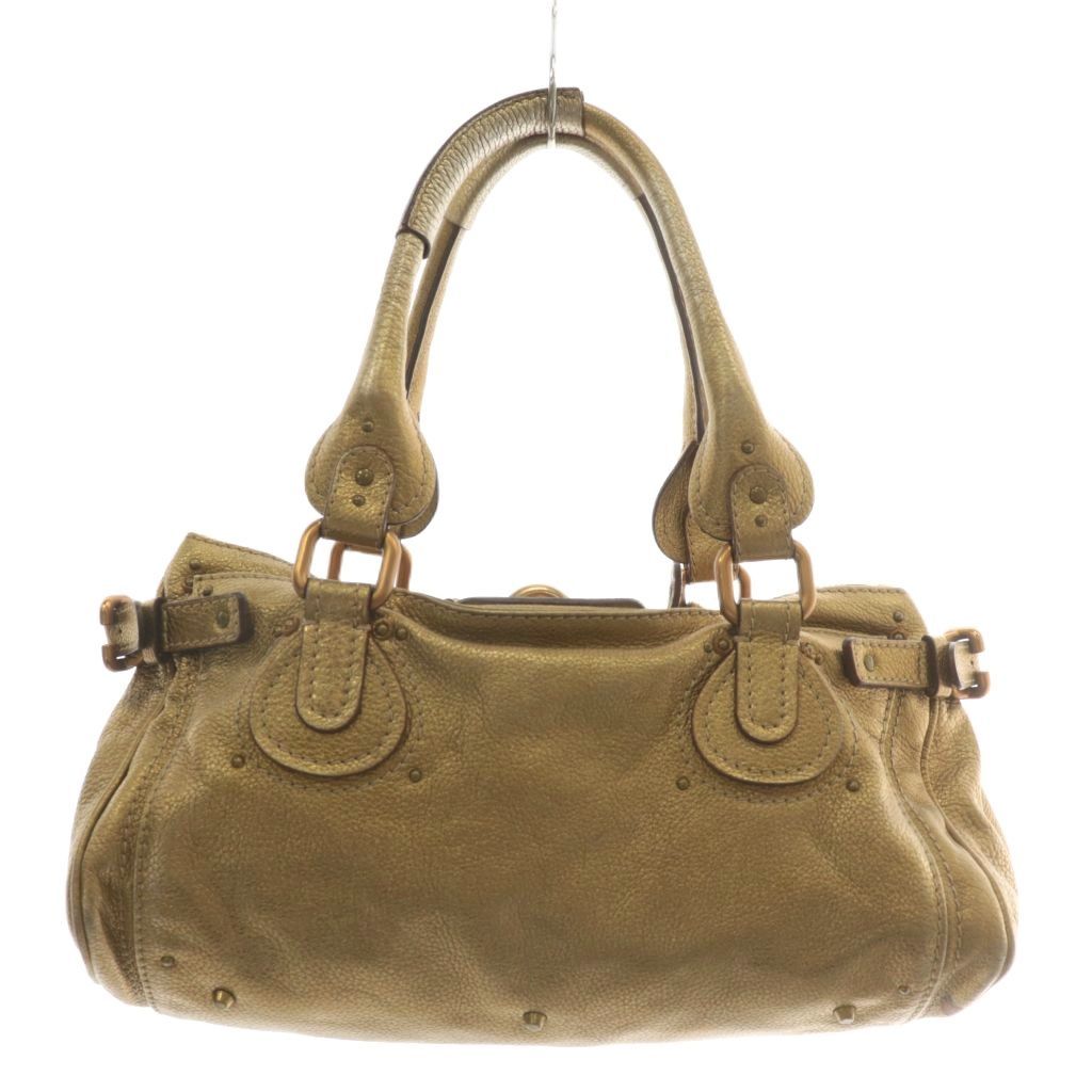 良品 クロエ chloe ハンドバッグ パディントン レザー シルバー 南京錠 Chloe(クロエ) / ハンドバッグ/レザー/PNK/南京錠/パディントン