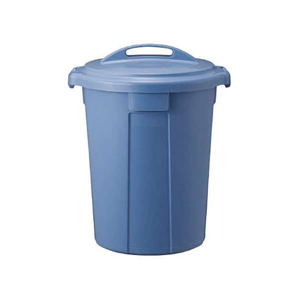 （まとめ）TRUSCO PPペール丸型 本体45L ブルー TPPM-45-B 1個（フタ別売）