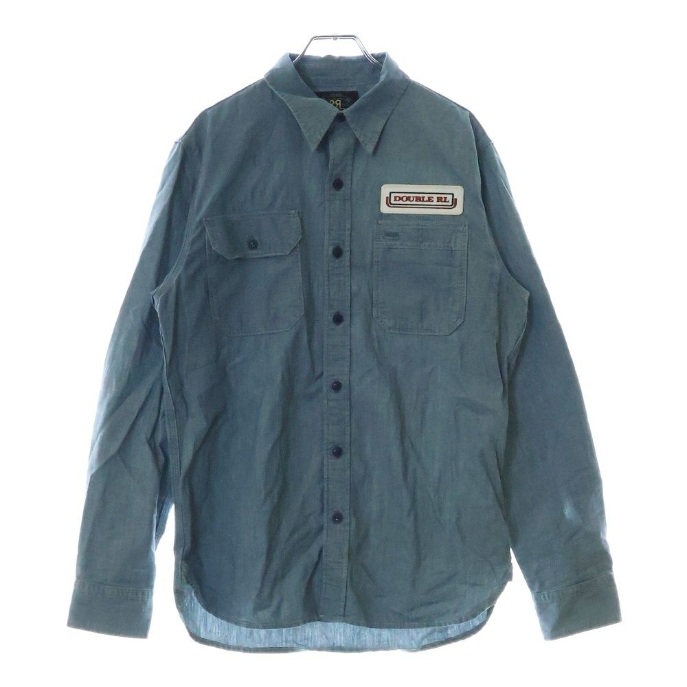 新品*RRL*インディゴ シャンブレー キャンプ シャツ*M* ダブルアールエル