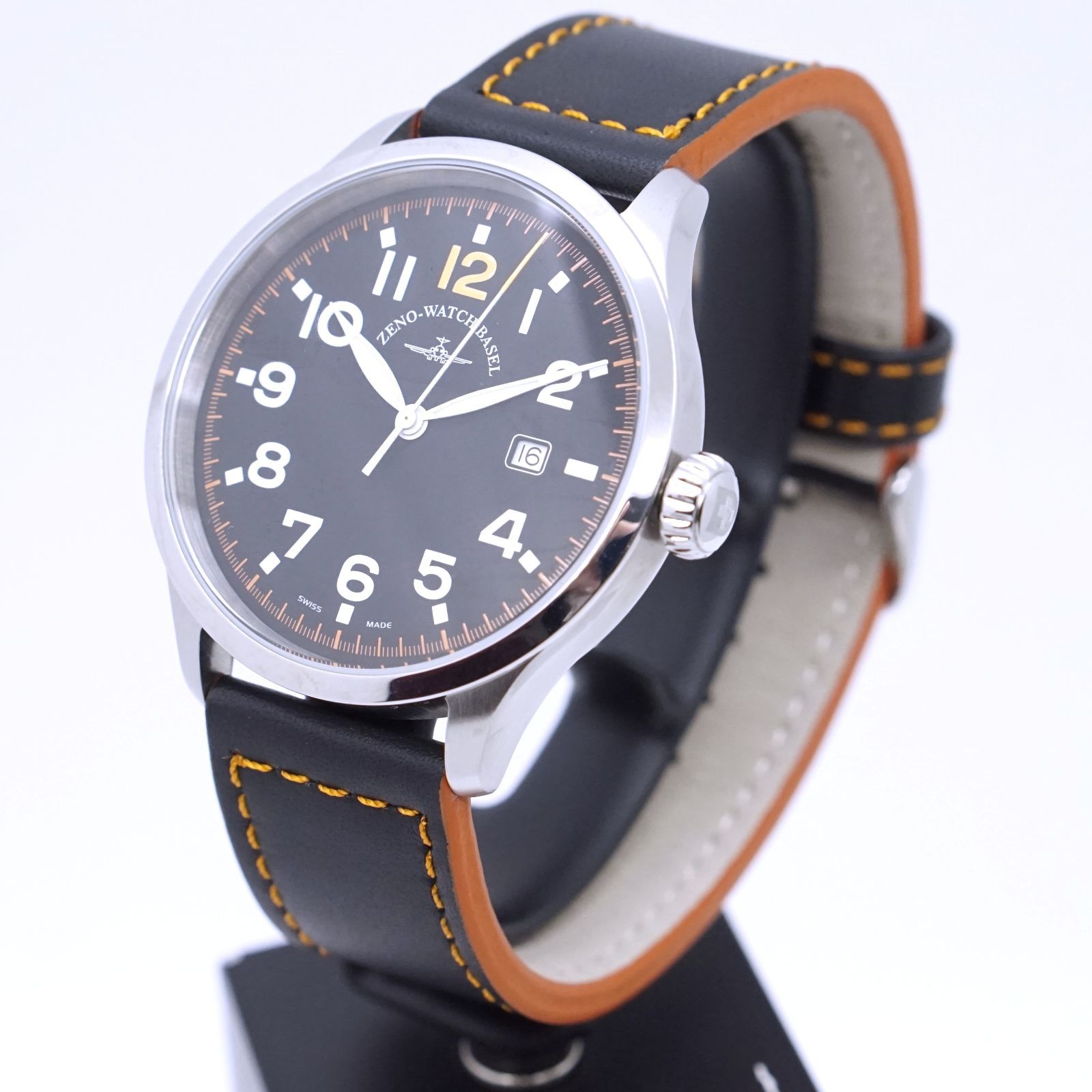 ZENO-WATCH BASEL ゼノウォッチ 6302Q-L(OR) (6302-515) パイロット