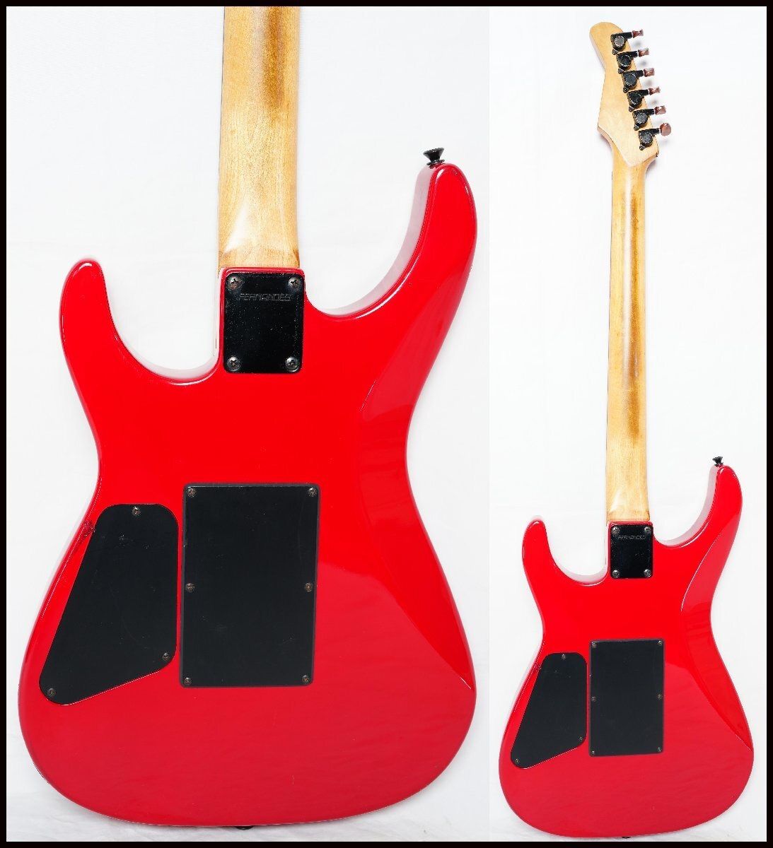 H*i様 日本製　フェルナンデス　昭和63年　ヴィンテージ　　hs h-40 ☆FERNANDES☆REVOLVER FR-55 RED HSH 80年代 フェルナンデス☆ - メルカリ