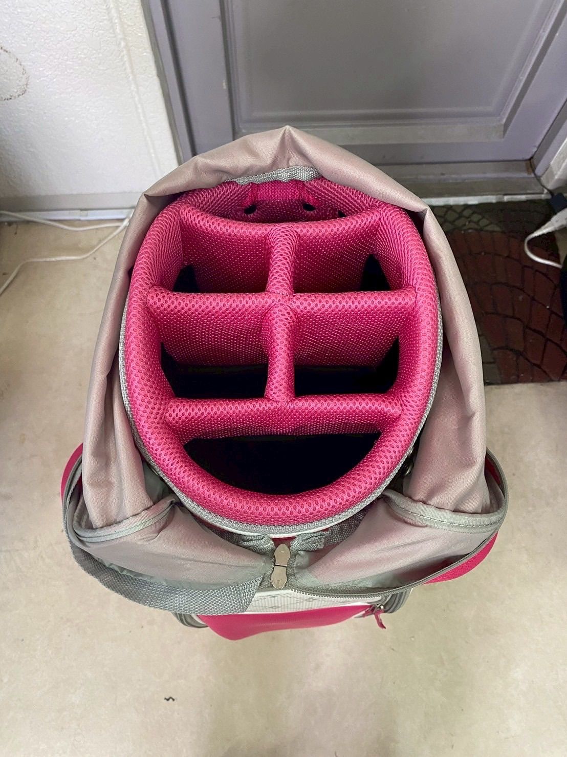 Tourstage キャディバッグ ピンク・ホワイト TOURSTAGE ツアーステージ