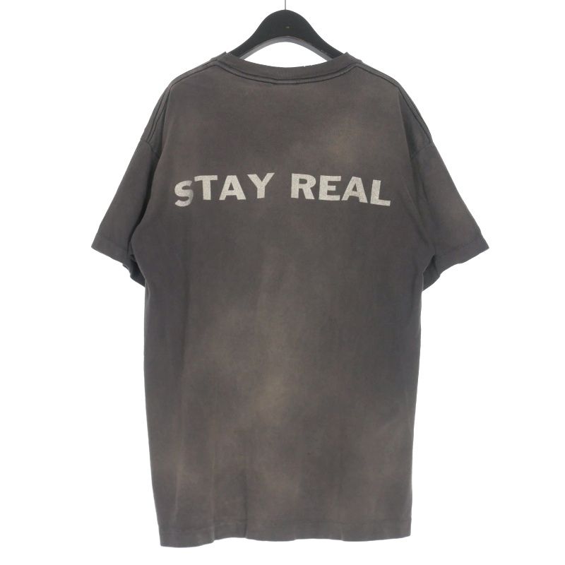 セントマイケル SAINTMICHAEL 24SS PTP_SS TEE STAY REAL プリントT 