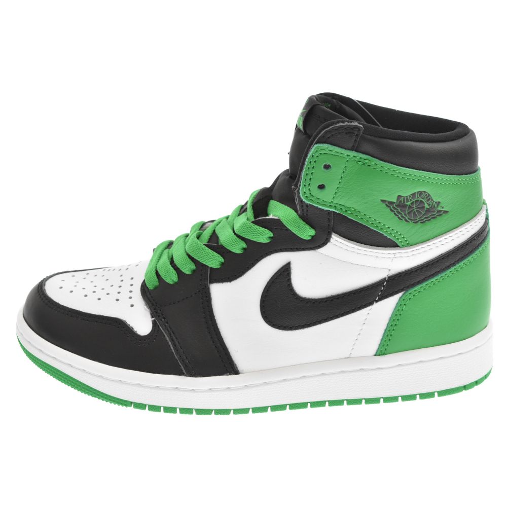 ナイキ  AIR JORDAN 1 RETRO HIGH OG BLACK/LUCKY GREEN DZ5485-031 エアジョーダン1レトロハイオージーラッキーグリーンスニーカー  メンズ 28cm