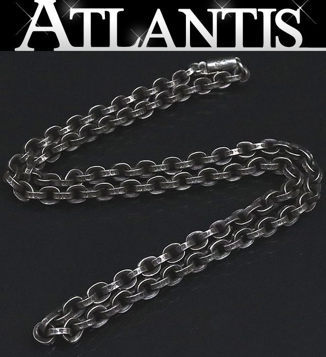 CHROME HEARTS 銀座店 クロムハーツ ペーパーチェーン ネックレス 20インチ メンズ シルバー SV925 100331