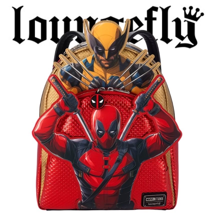 日本未発売】 デッドプール & ウルヴァリン リュック バックパック ディズニー ラウンジフライ Disney MARVEL Deadpool &  Wolverine Loungefly Mini Backpack - メルカリ