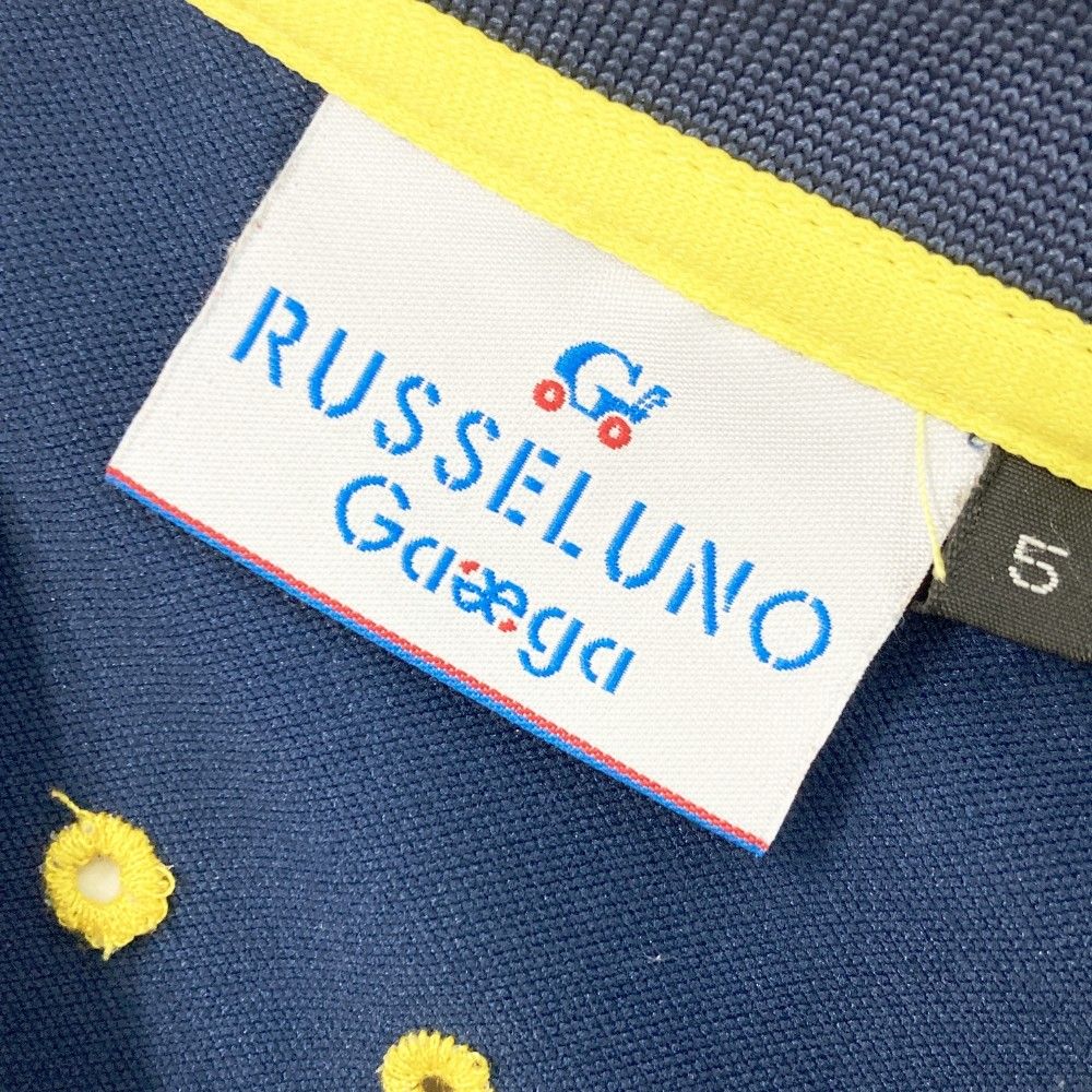 RUSSELUNO ラッセルノ GAEEGA 半袖 ポロシャツ 総柄 6 ゴルフ