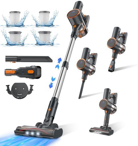 掃除機コードレス【45000pa強力吸引・60分連続稼働】CEUKOZコードレス