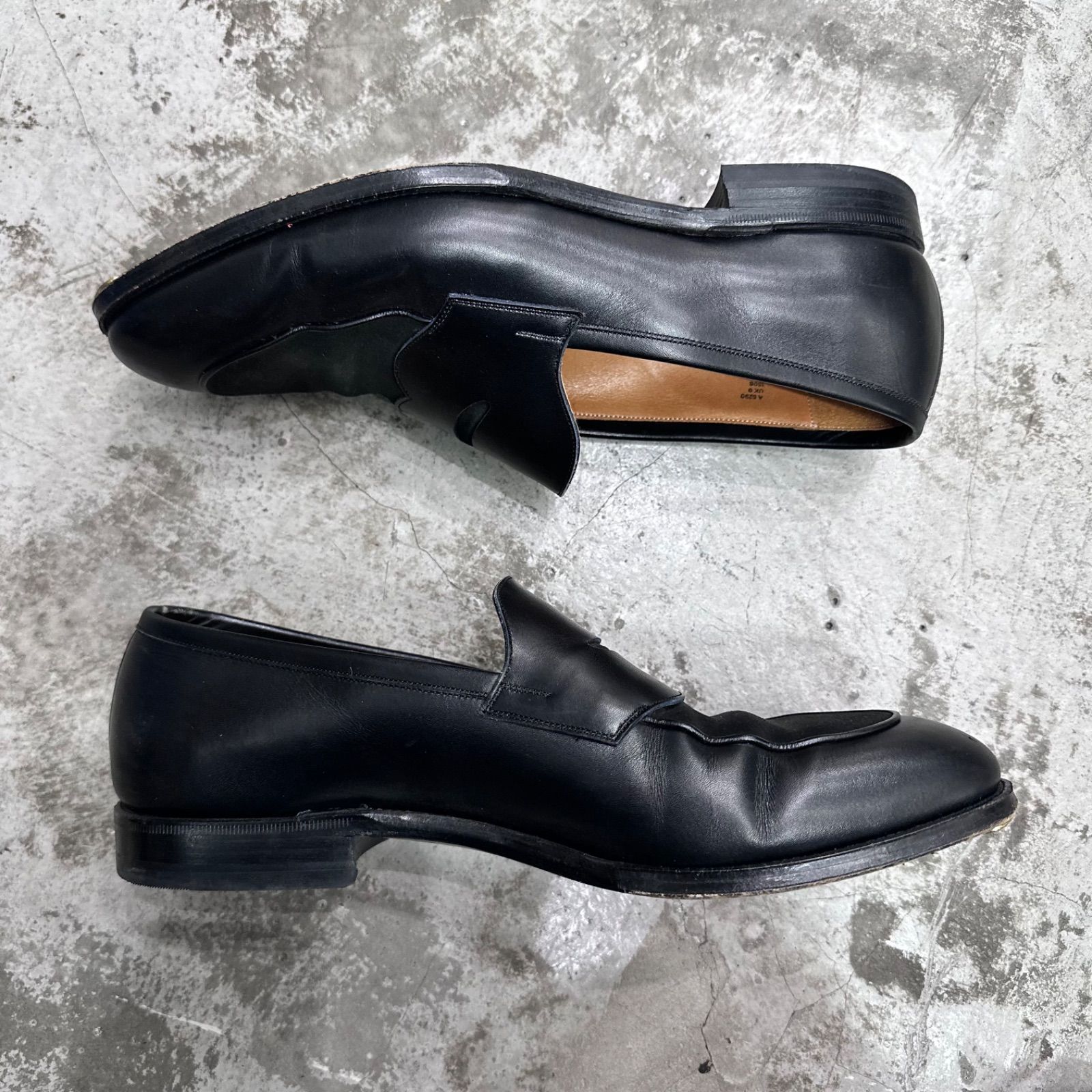 参考上代107800円 CALMANTHOLOGY LONG SADDLE LOAFER ロングサドル