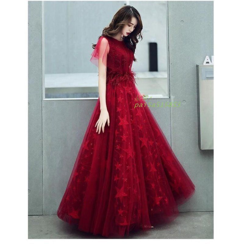 ロングドレス 感 ウエディングドレス パーティードレス 結婚式 30代40代 食事会 成人式 上品 上品 お呼ばれ 謝恩会 卒業式 披露宴 着痩せ 二次会 pai5a515853