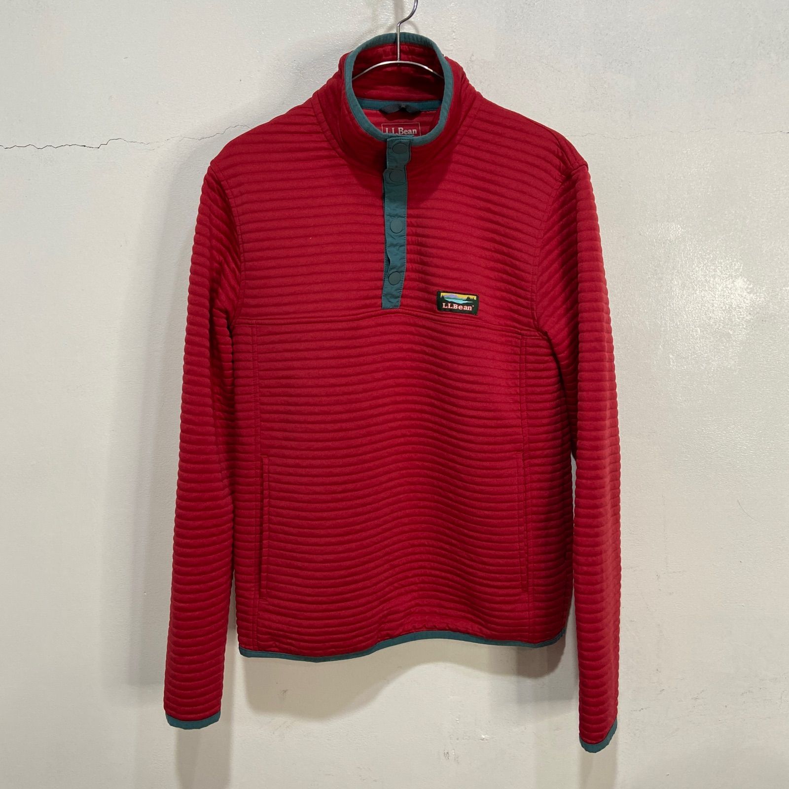☆L.L.Bean☆エルエルビーン☆エアーライトニットプルオーバー☆ハーフ 