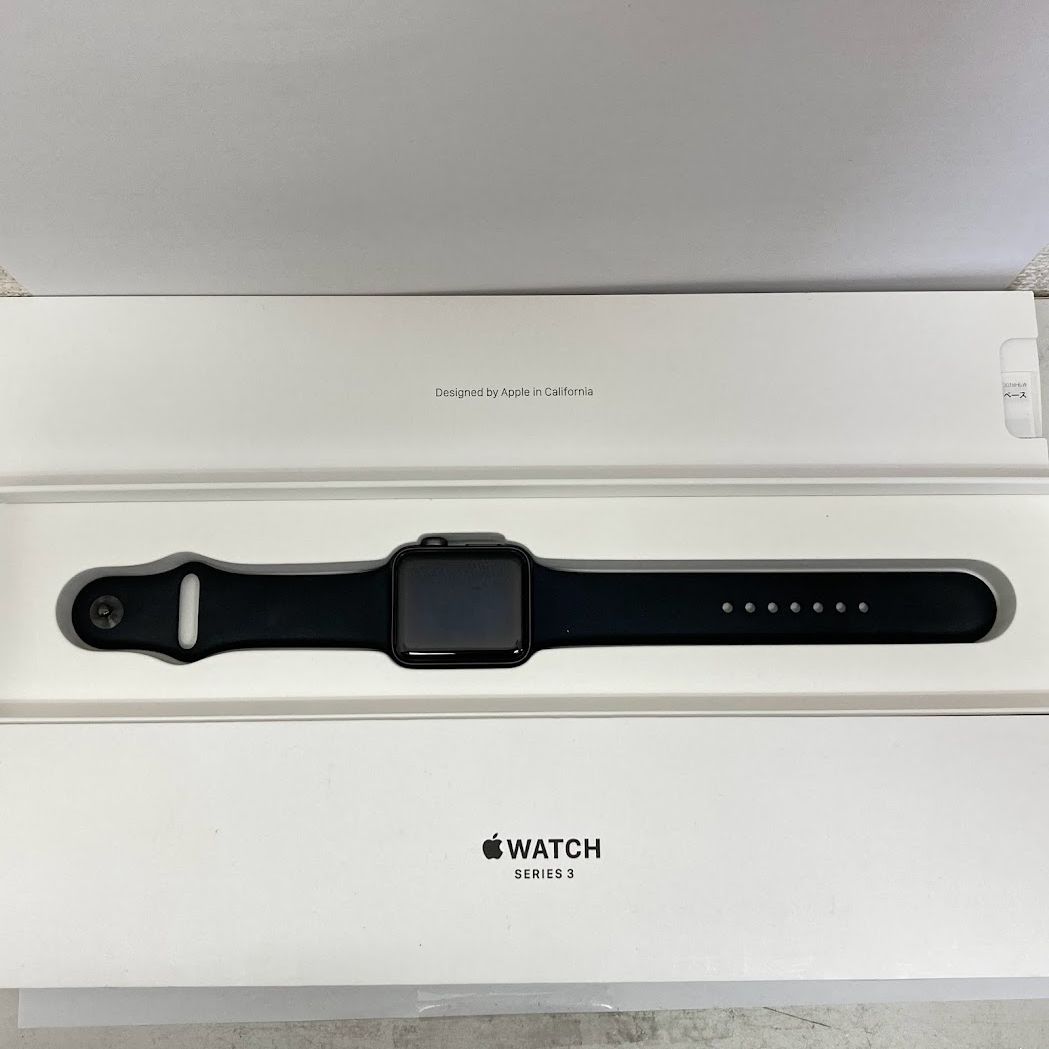 Applewatch 3 42mm GPSモデル スペースグレイ-