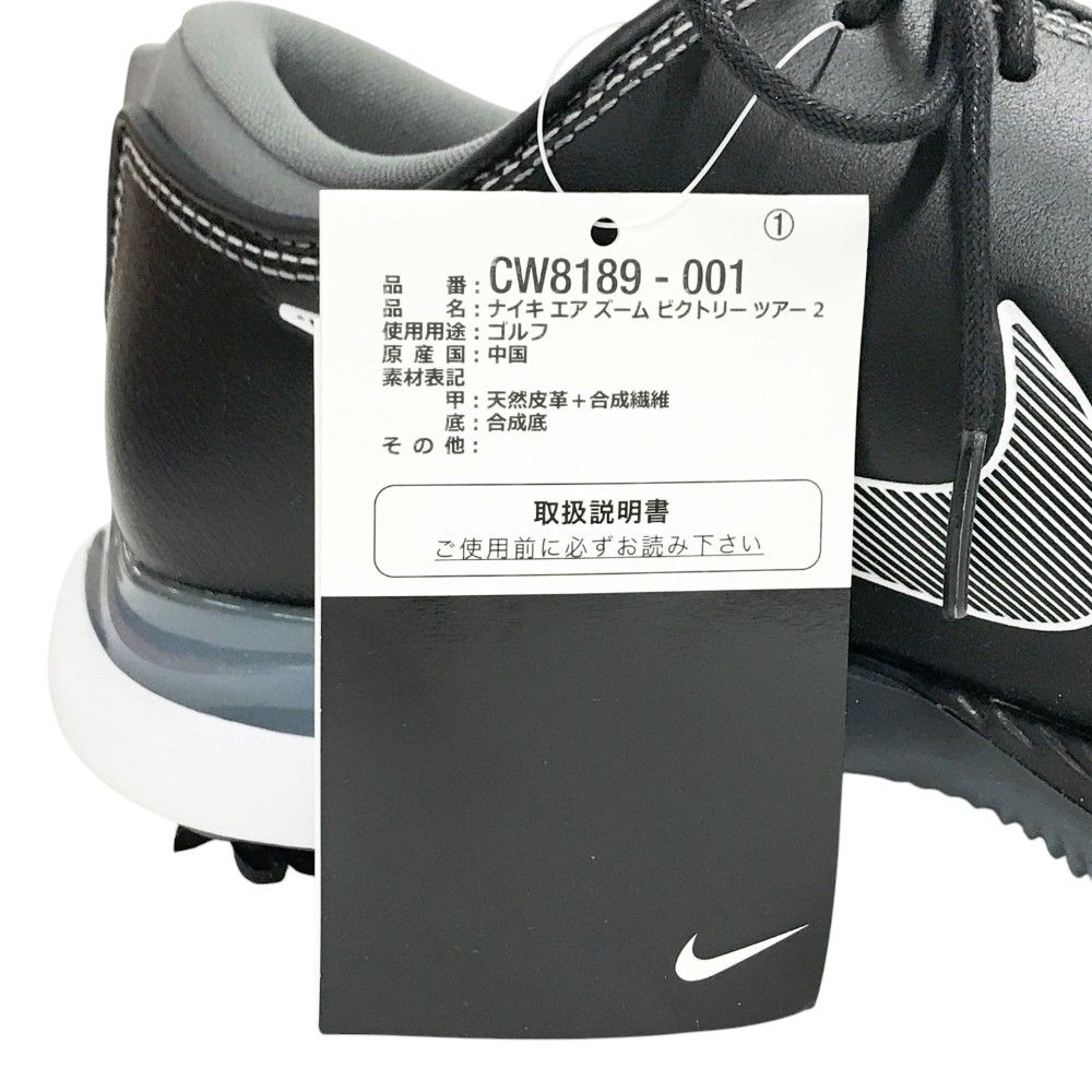 NIKE GOLF ナイキゴルフ CW8189-001 エアズーム ビクトリー ツアー ゴルフシューズ  ブラック系 26.0 [240101416955] ゴルフウェア メンズ ストスト NIKE GOLF ナイキゴルフ CW8189-001 エアズーム ビクトリー