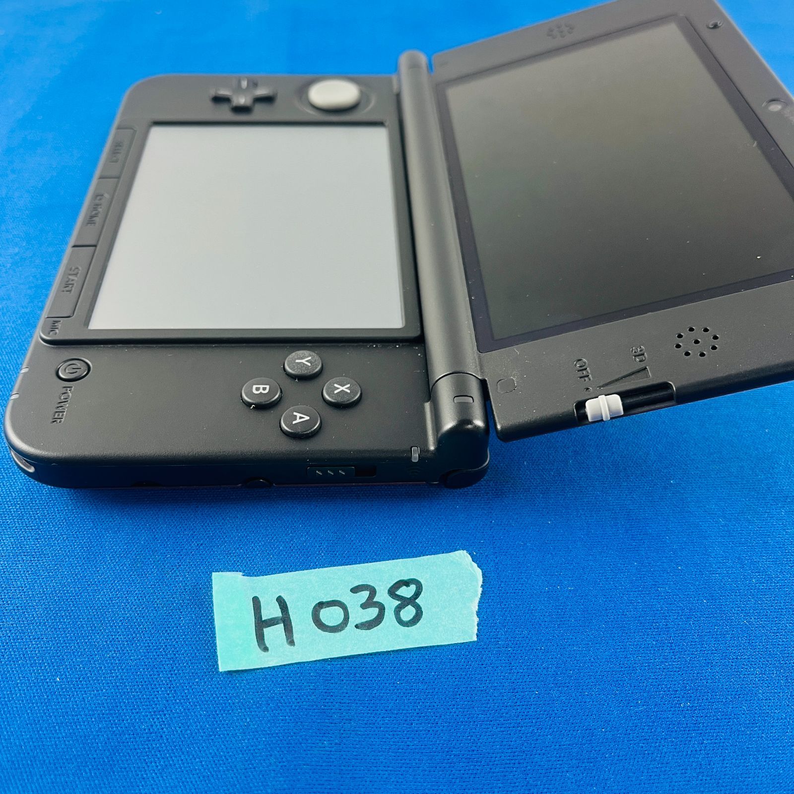 ジャンク品】NINTENDO 3DS LL ブルー×ブラック 任天堂【通電OK】