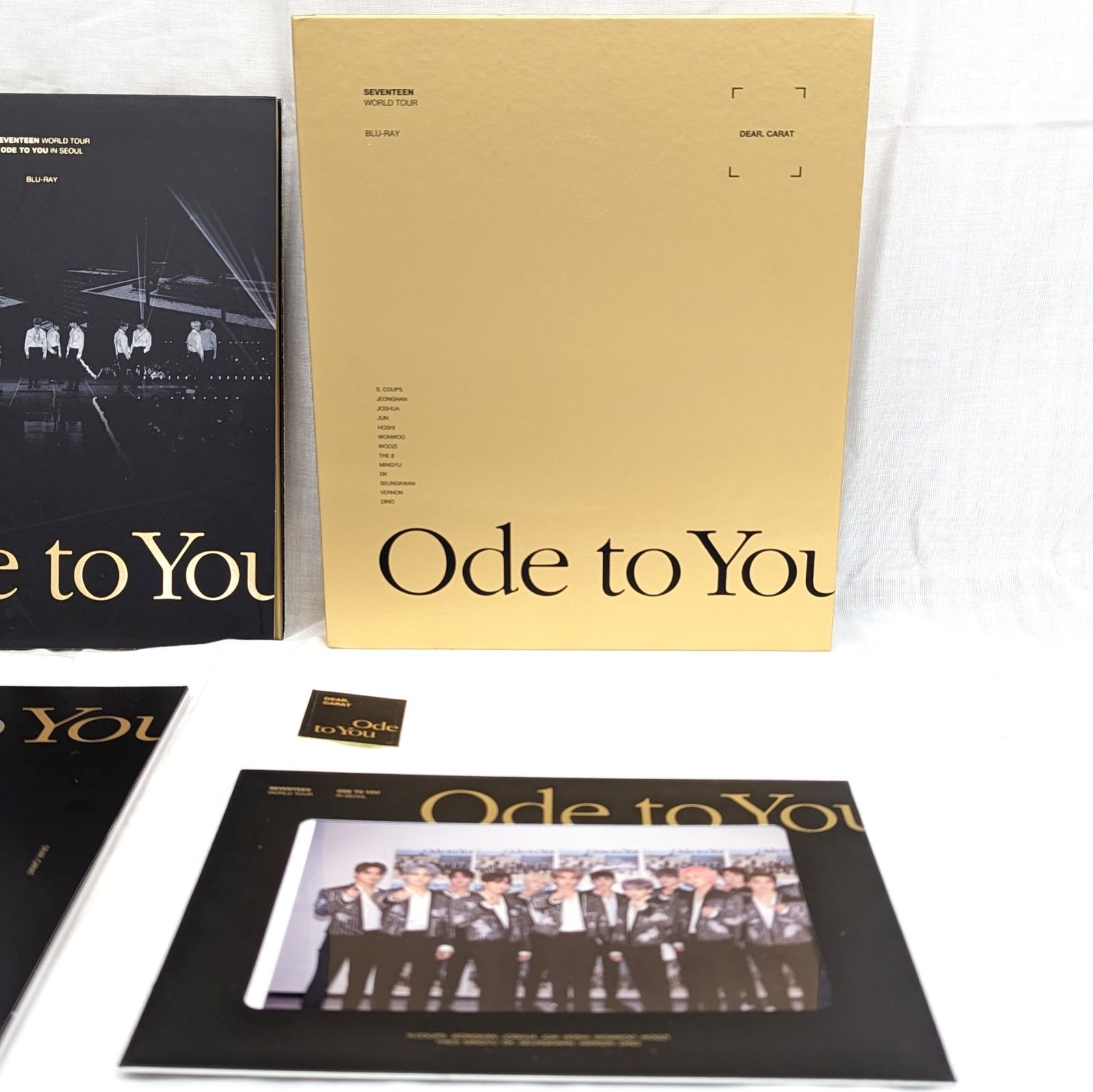 SEVENTEEN Ode to You Blu-Ray 韓国盤 Seventeen World Tour [Ode To You] In Seoul Blu-ray (3 Disc