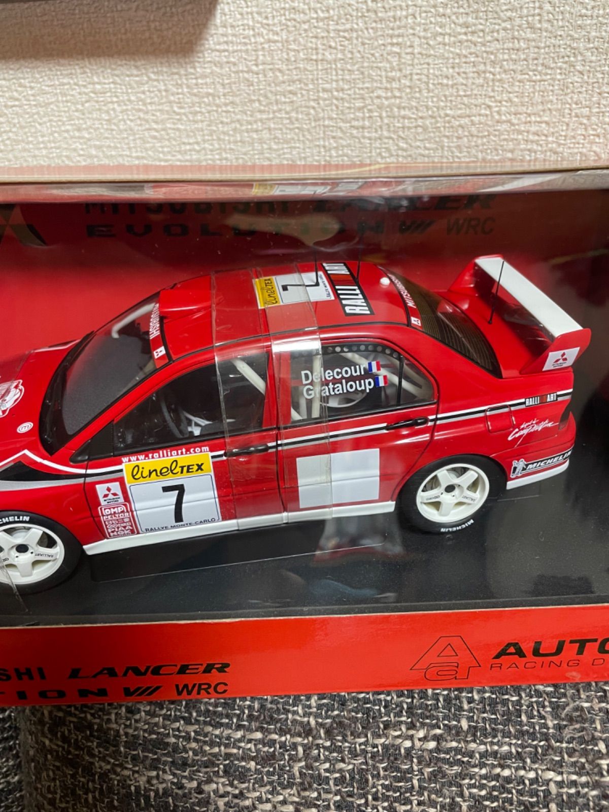 オートアート 1/18 三菱 ランサーエボリューション VII WRC - おもちゃ